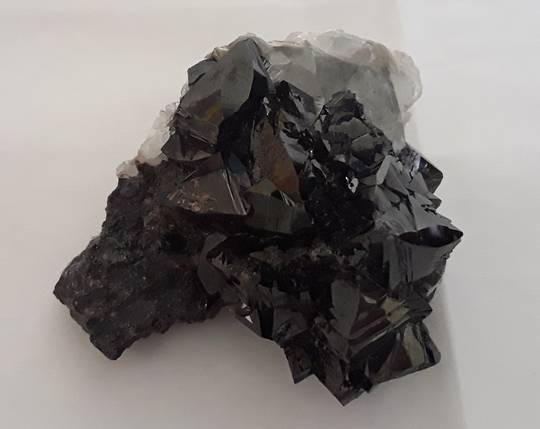 Cassiterite and Quartz Crystal Piece image 0