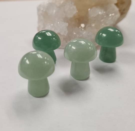 Green Aventurine Crystal Mushroom 25mms image 0