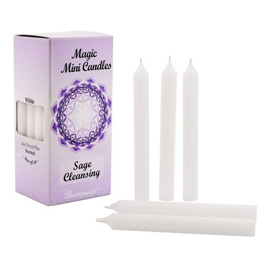 MAGIC MINI CANDLES - Cleansing White Sage Scented image 0