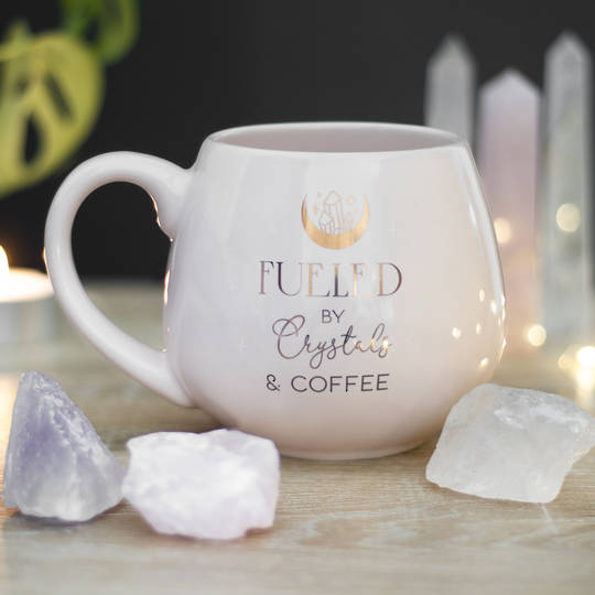 Fueled By Crystals & Coffee Mug image 0