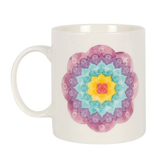 Chakra Mandala Ceramic Mug image 0