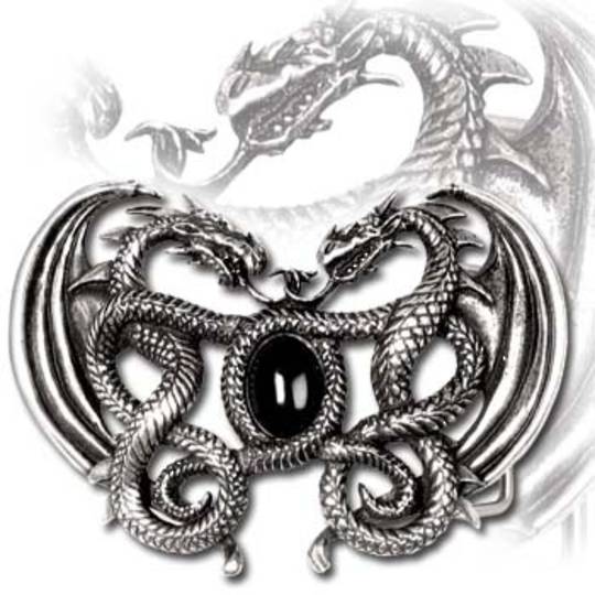 Gramilion dragon belt buckle image 0