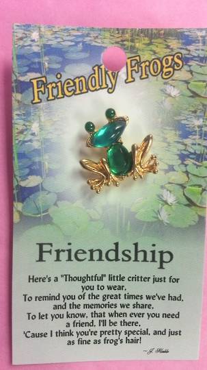 Friendship Frog Brooch image 0