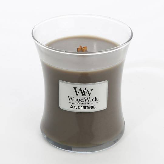 Woodwick Candle -Medium Sand & Driftwood image 0