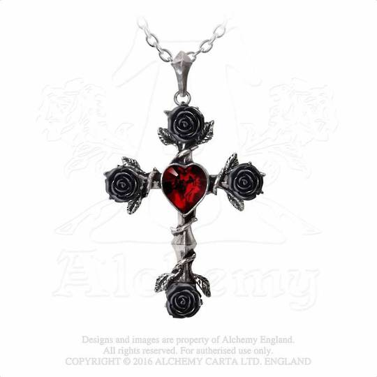 Black Rosifix Necklace image 0