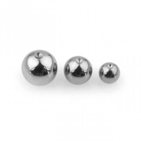 Dimpled Surgical Steel Ball for 14g or 16g  BCR image 0