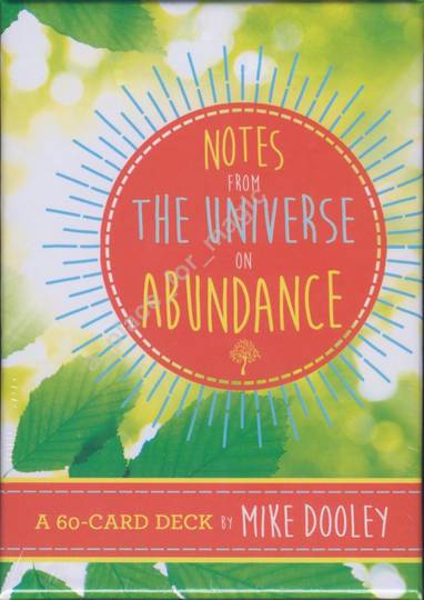 Notes From The Universe On Abundance Cards Deck Mike Dooley image 0