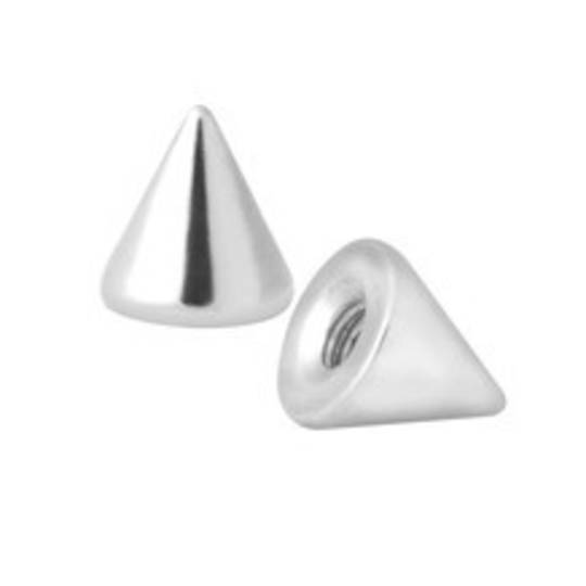 16g Threaded Surgical Steel Cone image 0