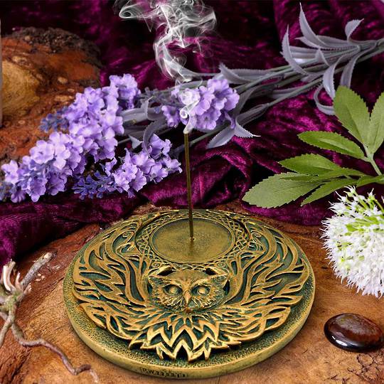 Wise Fragrance Owl Incense Burner 13.7cm image 0