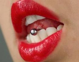 Does a mean piercing what tongue The Little