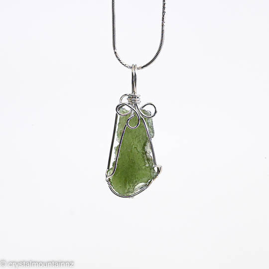Moldavite Rough Pendant