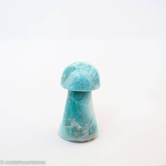 Blue Aragonite Mushroom