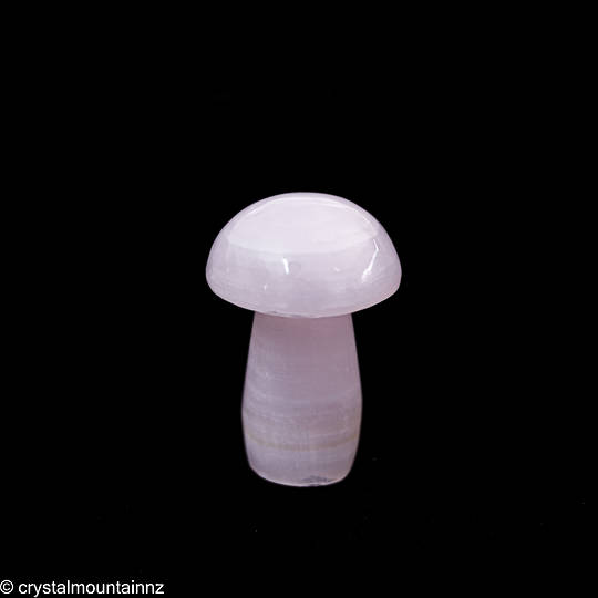 Pink Calcite Mushroom