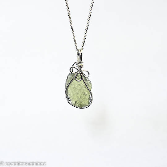 Moldavite Rough Pendant