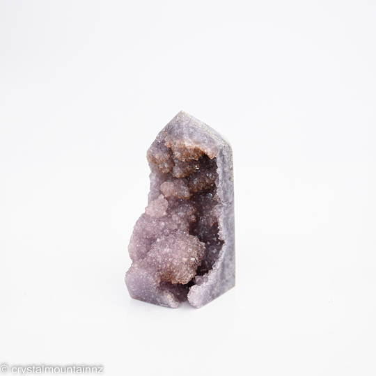 Pink Amethyst Druze Point
