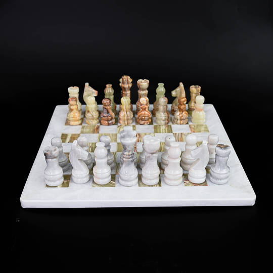 Chess Set White/Green