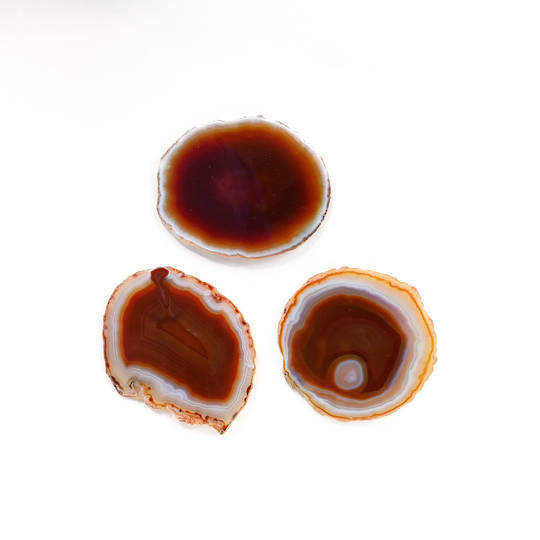 Agate Slice Lot - Red