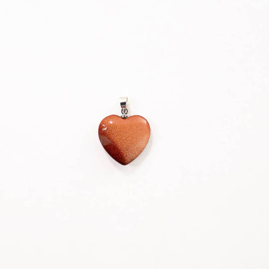 Goldstone Heart Pendant