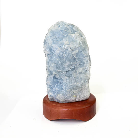 Blue Calcite Lamp