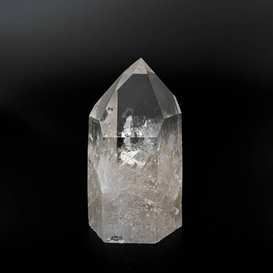 Clear Quartz Part Polished Point