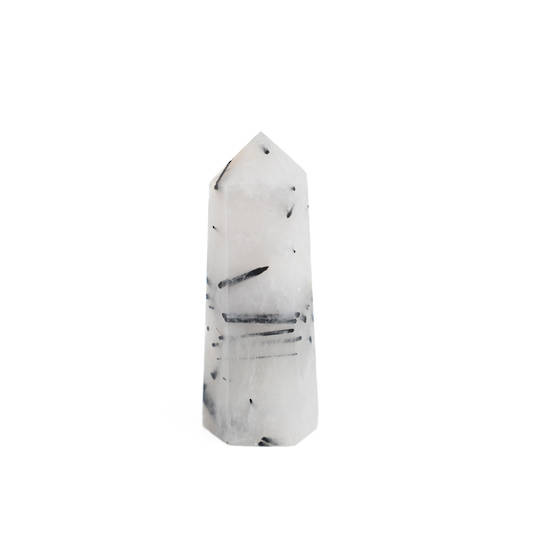 Tourmalinated Quartz Point