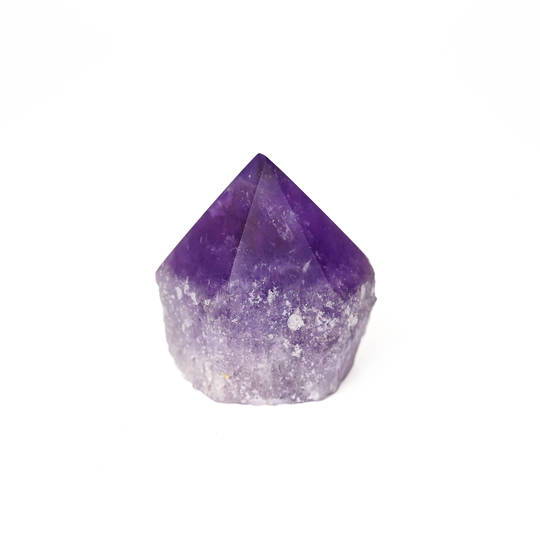 Amethyst Part Polished Point