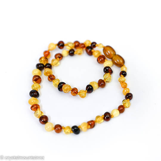 Amber Teething Necklace - Mixed