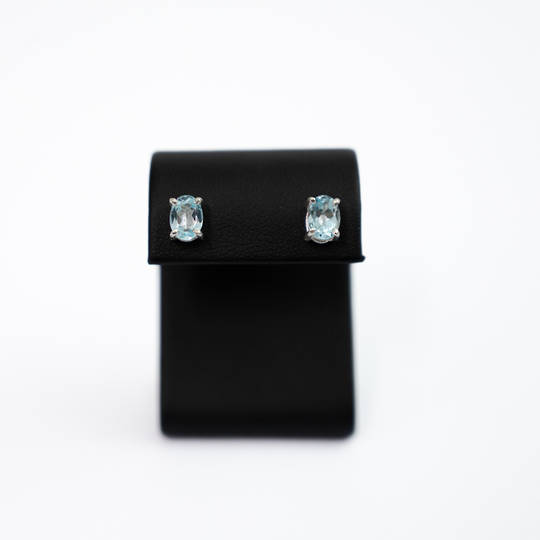 Topaz Silver Studs