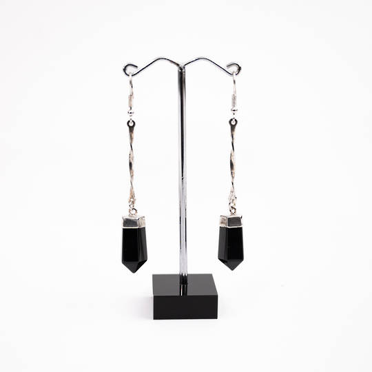 Obsidian Earrings