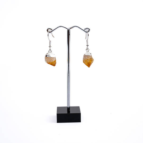 Citrine Rough Point Earrings