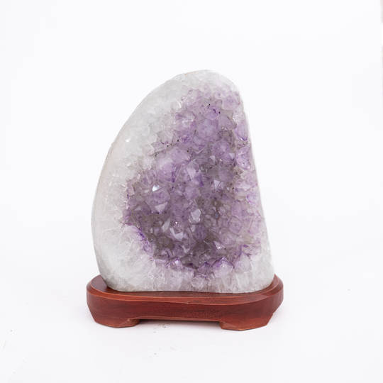 Amethyst Druze Lamp