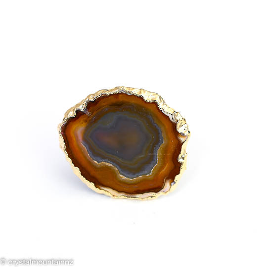 Agate Slice PopSocket - Natural