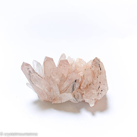 Clear Quartz Cluster with pink Inclusion