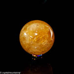 Golden Quartz Sphere