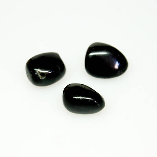 Tumbled obsidian