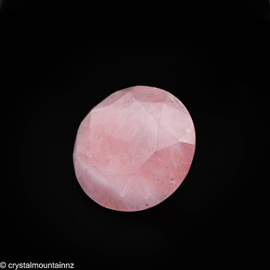 Large Rose Quartz Diamond Shape image 1