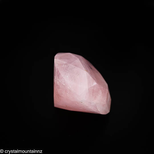 Large Rose Quartz Diamond Shape image 2