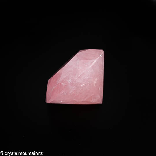 Large Rose Quartz Diamond Shape image 3