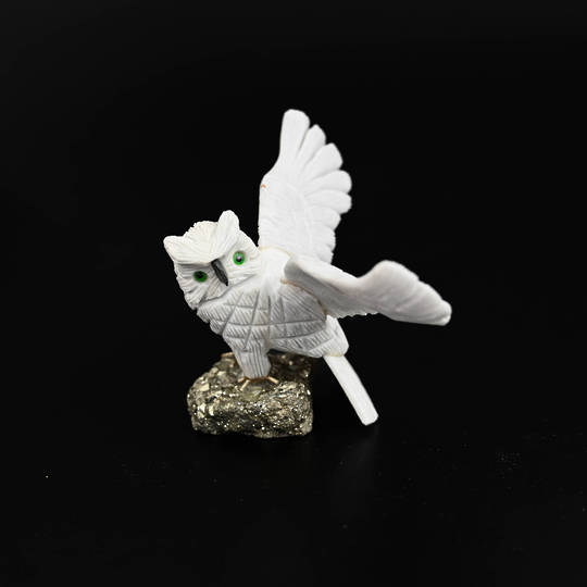 White Marble Owl image 0