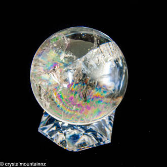 Clear Quartz Crystal Sphere image 2