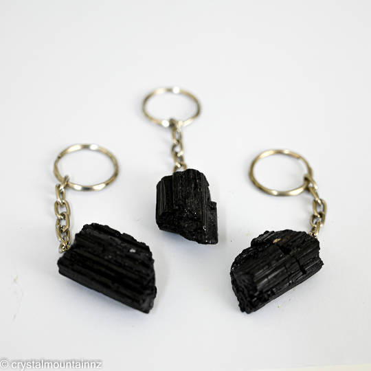 Black Tourmaline Key Chain image 0
