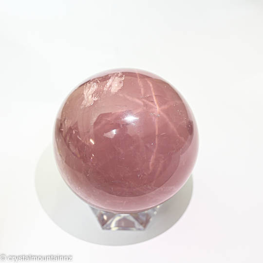 Star Rose Quartz Sphere image 2