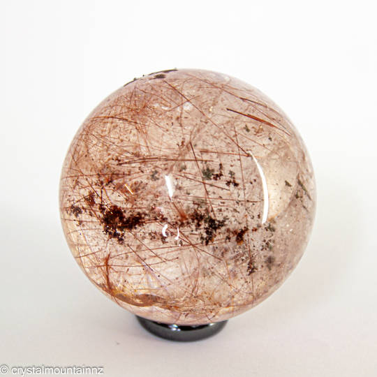 Clear Quartz with Rutile Sphere image 2