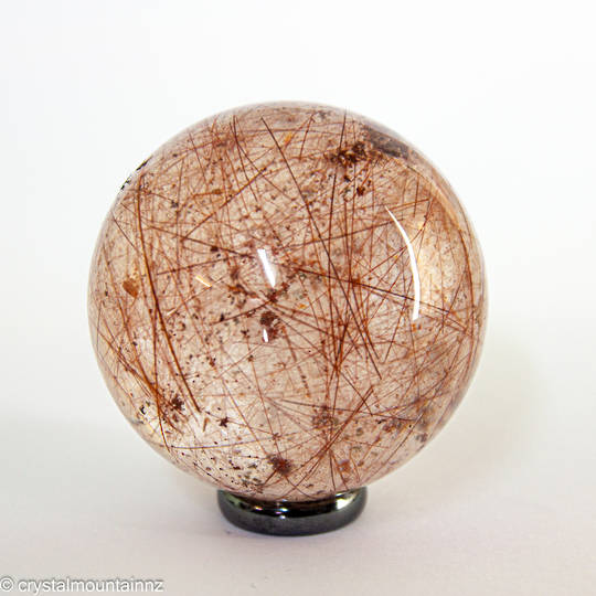 Clear Quartz with Rutile Sphere image 4