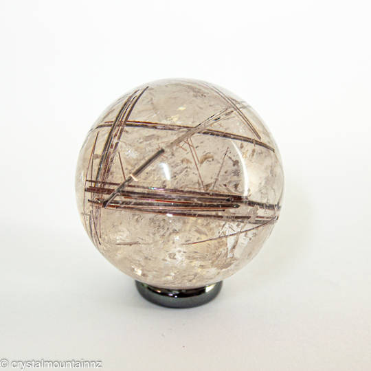 Clear Quartz with Rutile Sphere image 1