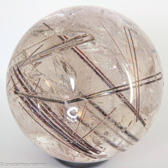 Clear Quartz with Rutile Sphere image 3