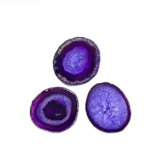 Agate Slice Lot - Purple image 0