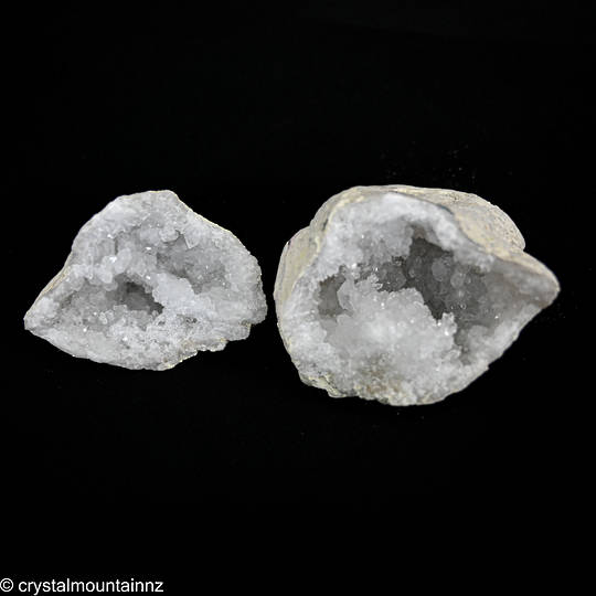Quartz Geode Pair image 1