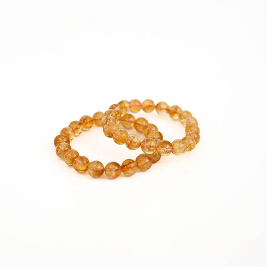 Citrine Bead Bracelet image 0