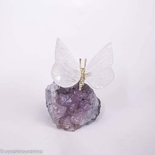 Clear Quartz Butterfly image 0